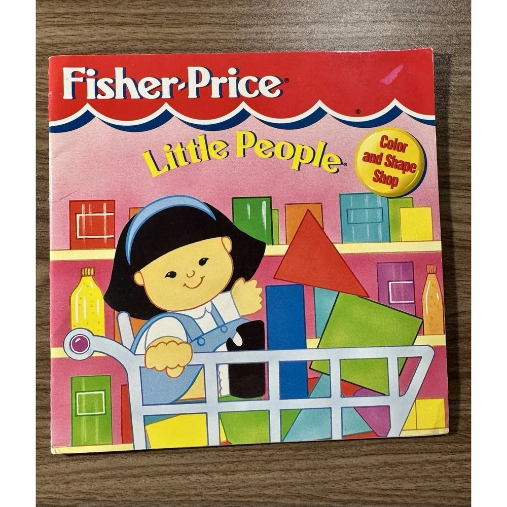 Fisher Price‎ Little People Paperback Book - Color and Shape Shop 1999 Vintage